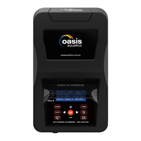 Oasis Aquatics CX15 Installation and operation manual
