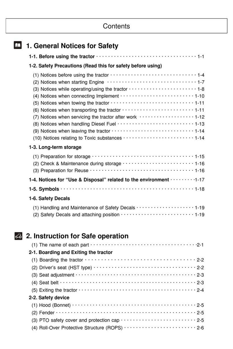 LS tractor J2023H User manual