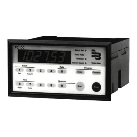 Badger Meter PC100 Installation and operation manual Badger Meter PC100 Installation and operation manual