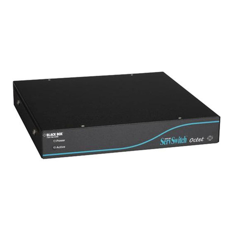 Black Box ServSwitch Octet Series Service manual