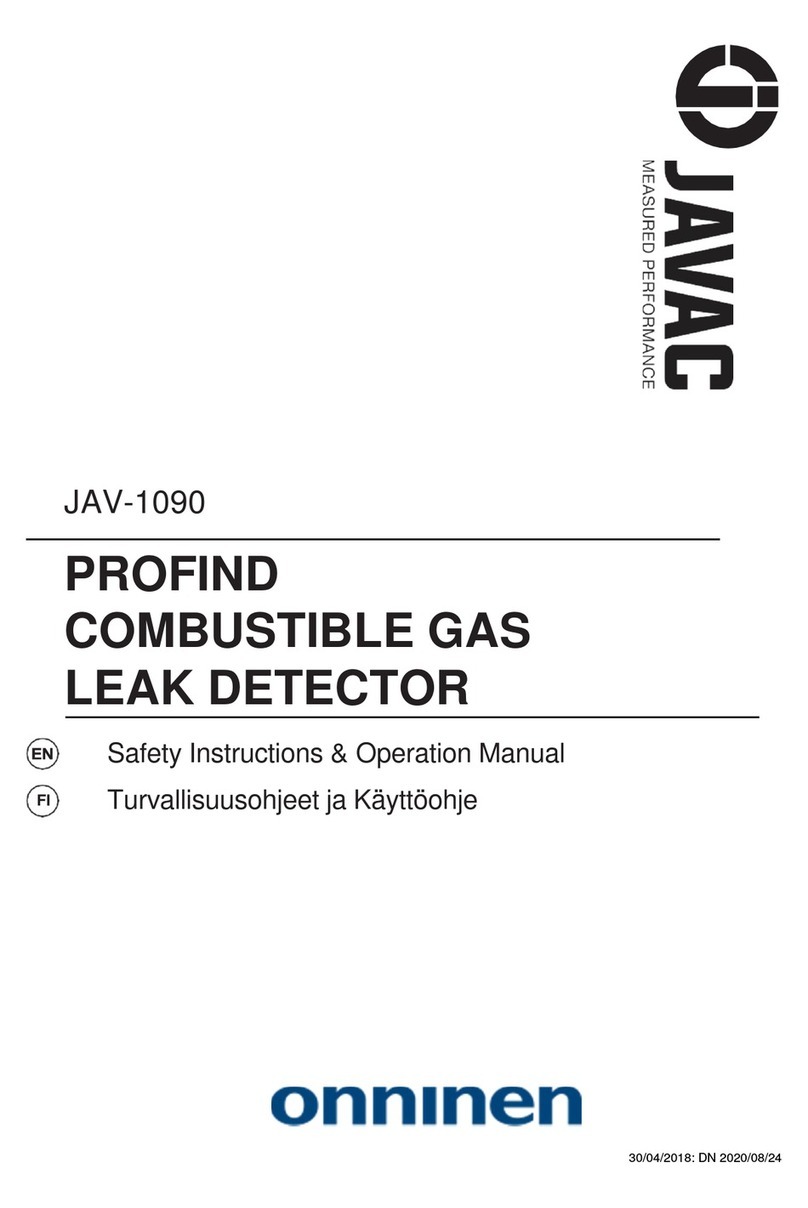 JAVAC JAV-1090 Safety instructions & operation manual