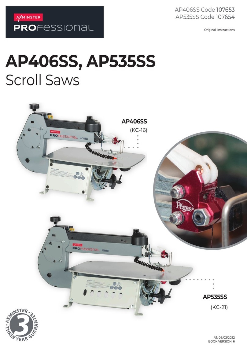 Axminster PROFESSIONAL AP406SS manual