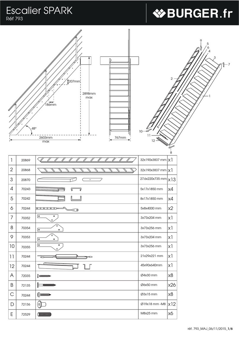BURGER Escalier SPARK quick start guide