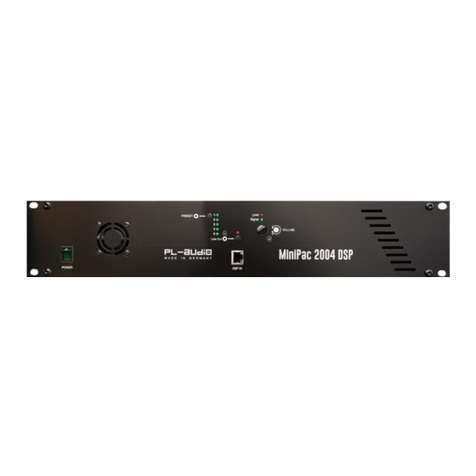 PL-AUDIO MiniPac 2004 DSP User manual