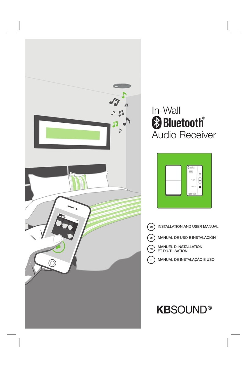 KBSOUND CC-1201-01 User manual