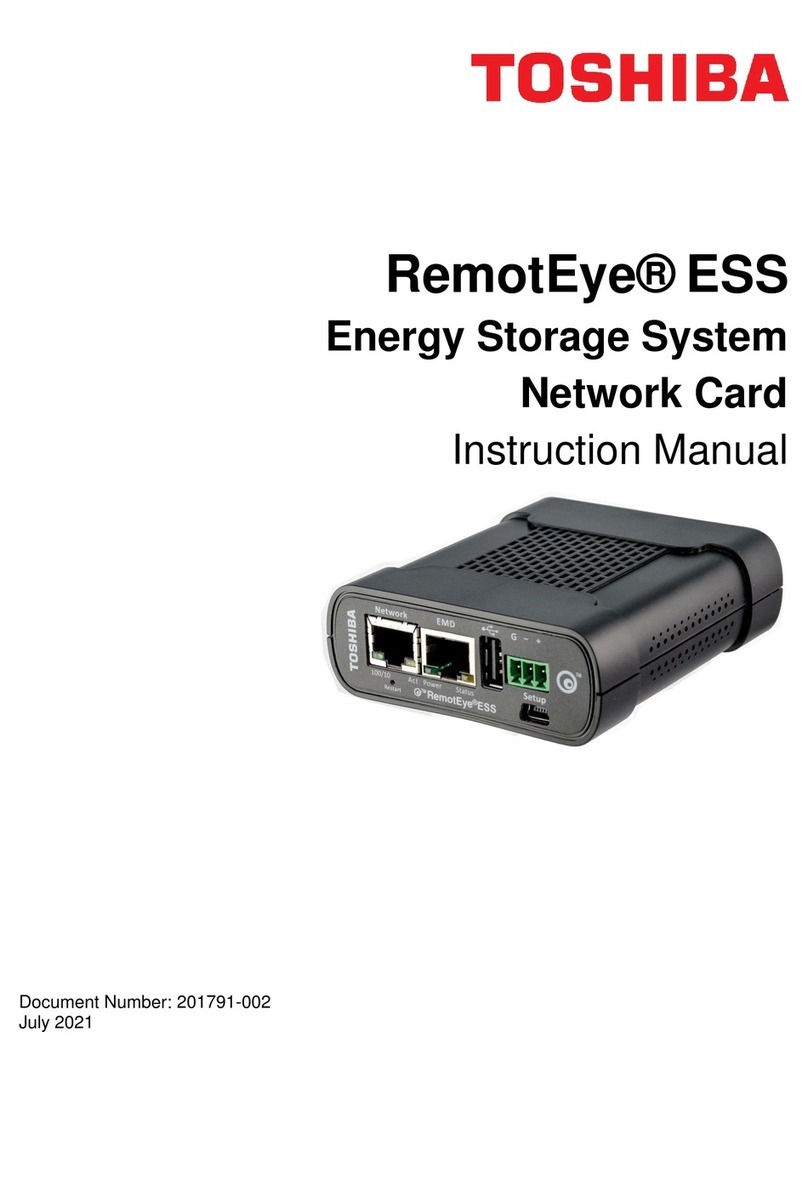 Toshiba RemotEye ESS instruction manual