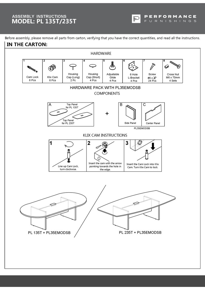 Performance PL 135T User manual