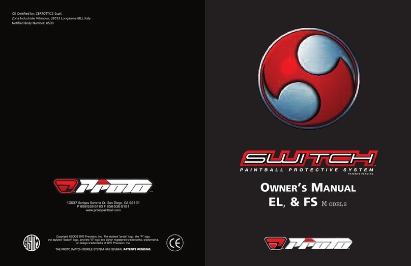Proto SWITCH EL owner's manual