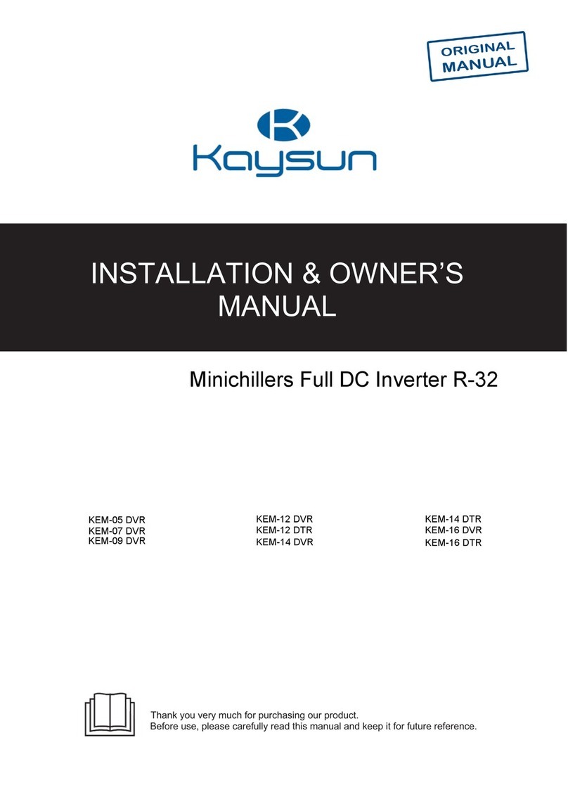 Kaysun KEM-05 DVR Installation & owner's manual