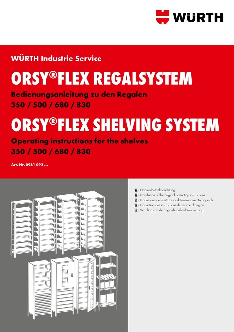 Würth ORSY Flex 350 operating instructions