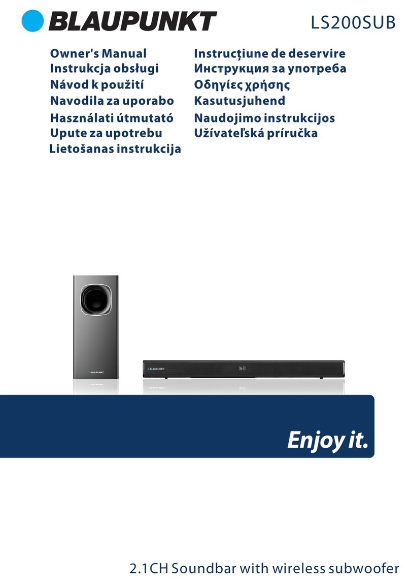 Blaupunkt LS200SUB User manual Blaupunkt LS200SUB User manual