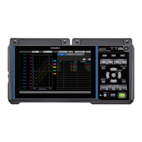 Hioki LR8450 User manual