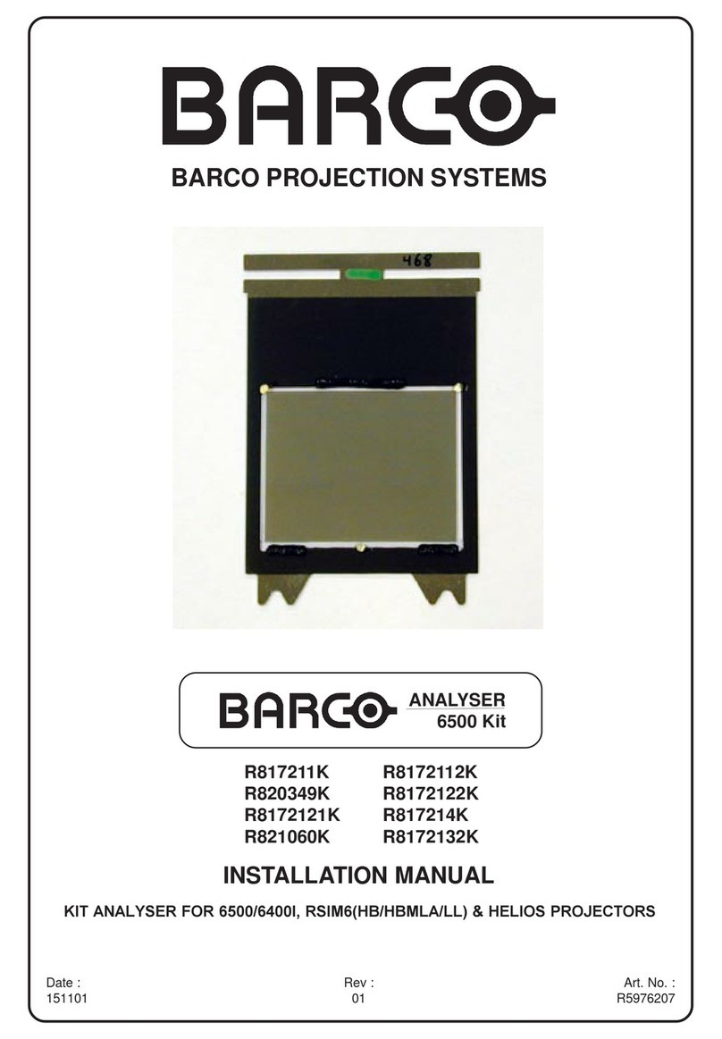 Barco R817211K User manual
