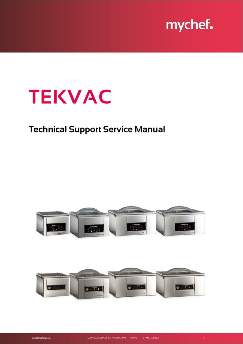 Mychef TEKVAC Technical & service manual