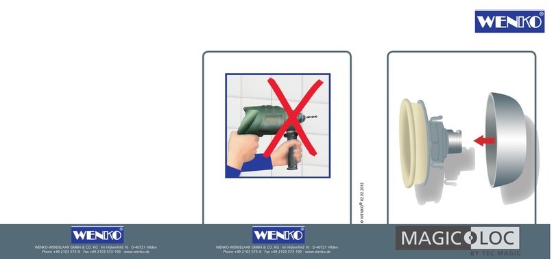 WENKO MAGIC-LOC Assembly instructions