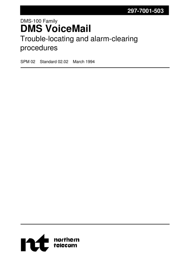 Northern Telecom DMS-100 Series manual