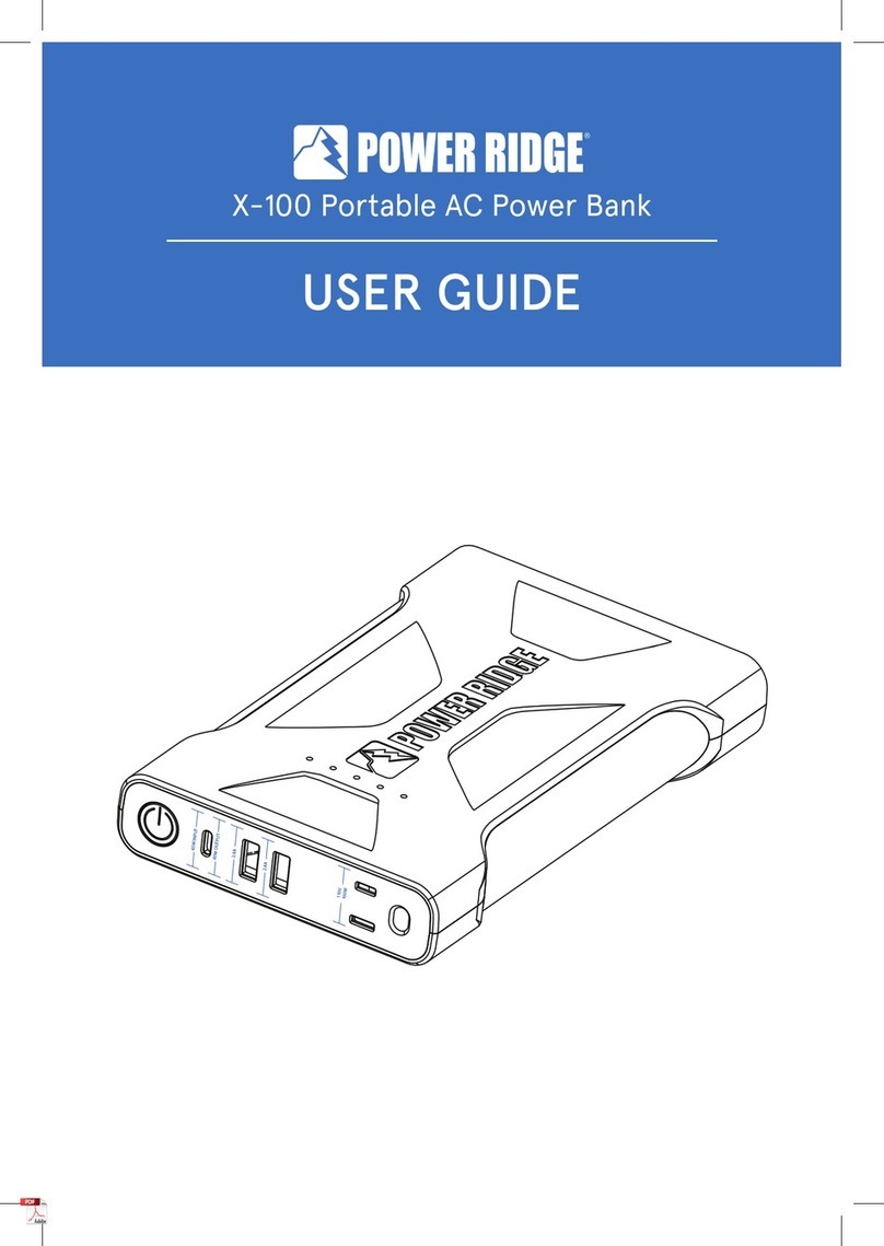 Power Ridge X-100 user guide