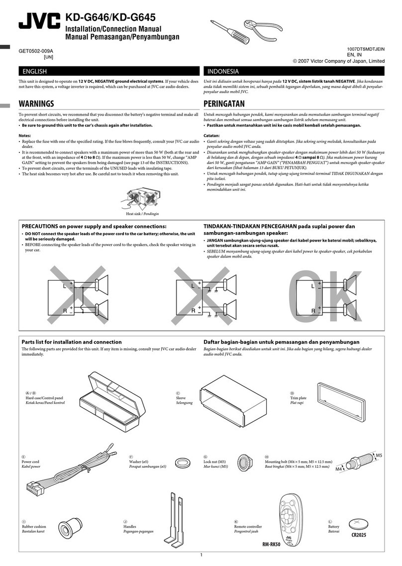 JVC KD-G646 Guide