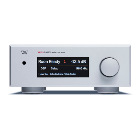 WEISS DSP501 User manual
