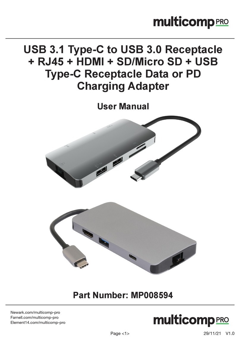 multicomp pro MP008594 User manual