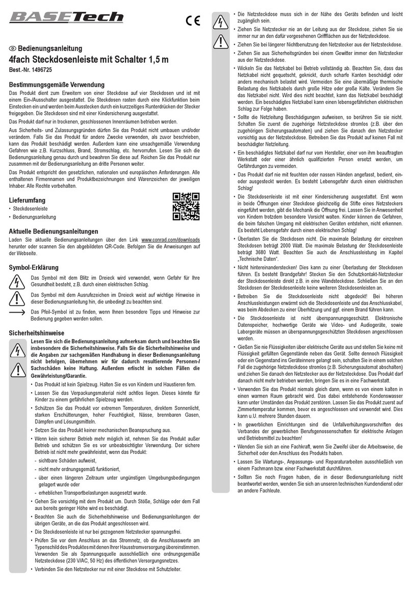 BASETech 1496725 User manual