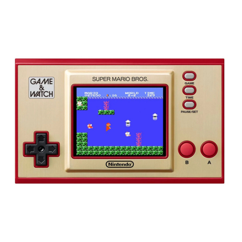 Nintendo GAME&WATCH SUPER MARIO BROS quick start guide
