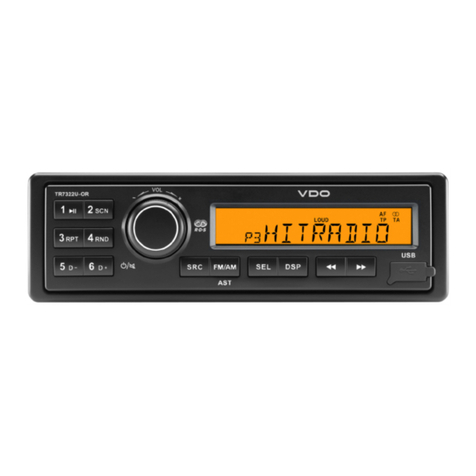 VDO TR7322U-OR User manual