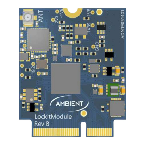 Ambient LockitModule ACN-LM User manual