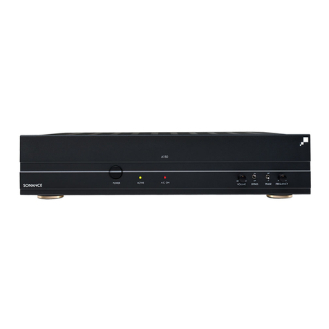 Sonance SONAMP A150 User manual