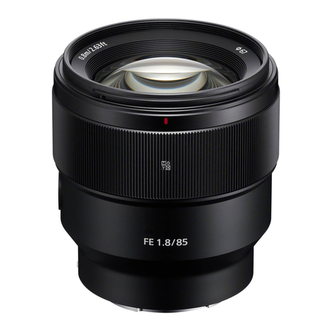 Sony FE 85mm F1.8 quick start guide