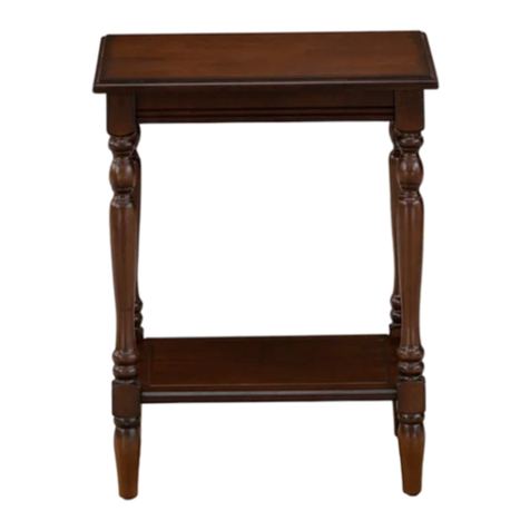 East West Furniture BEDFORD RECTANGULAR NIGHT STAND END TABLE... Assembly instructions