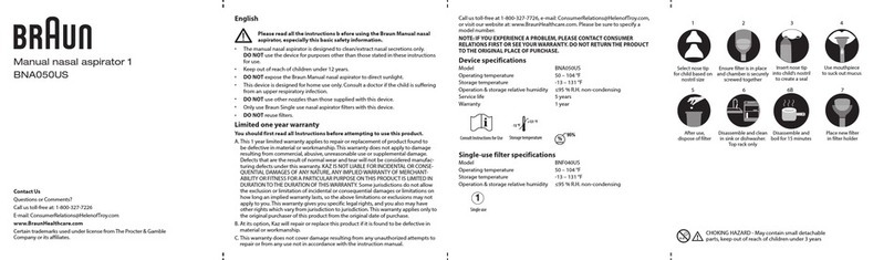 Braun BNA050US User manual