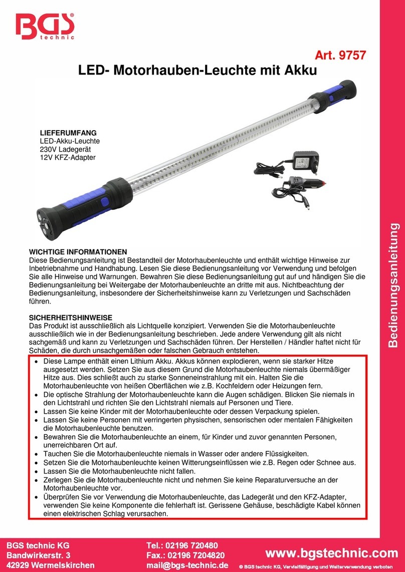 BGS technic 9757 instruction manual
