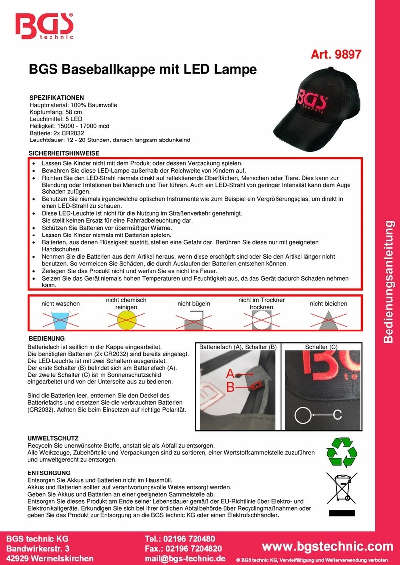 BGS technic 9897 instruction manual