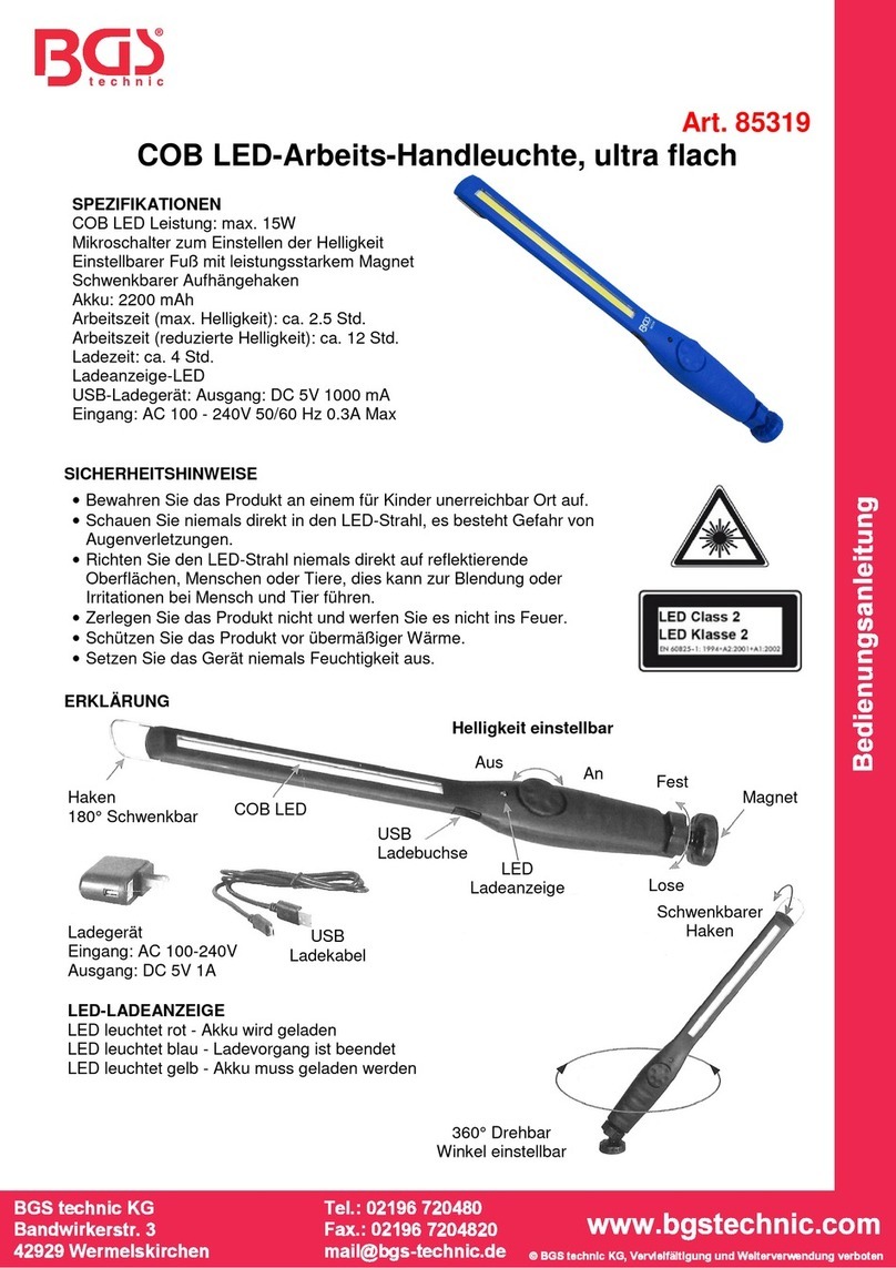 BGS technic 85319 User manual