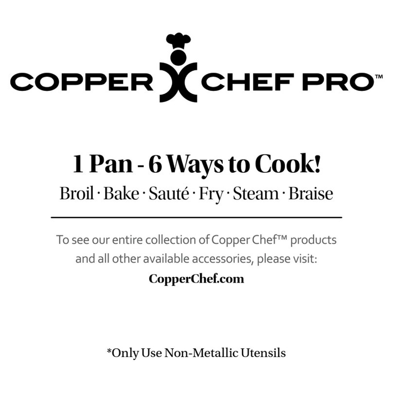 Copper Chef Pro Pan manual Copper Chef Pro Pan manual