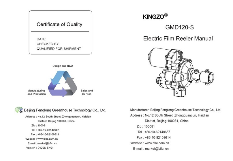 KINGZO GMD120-S manual