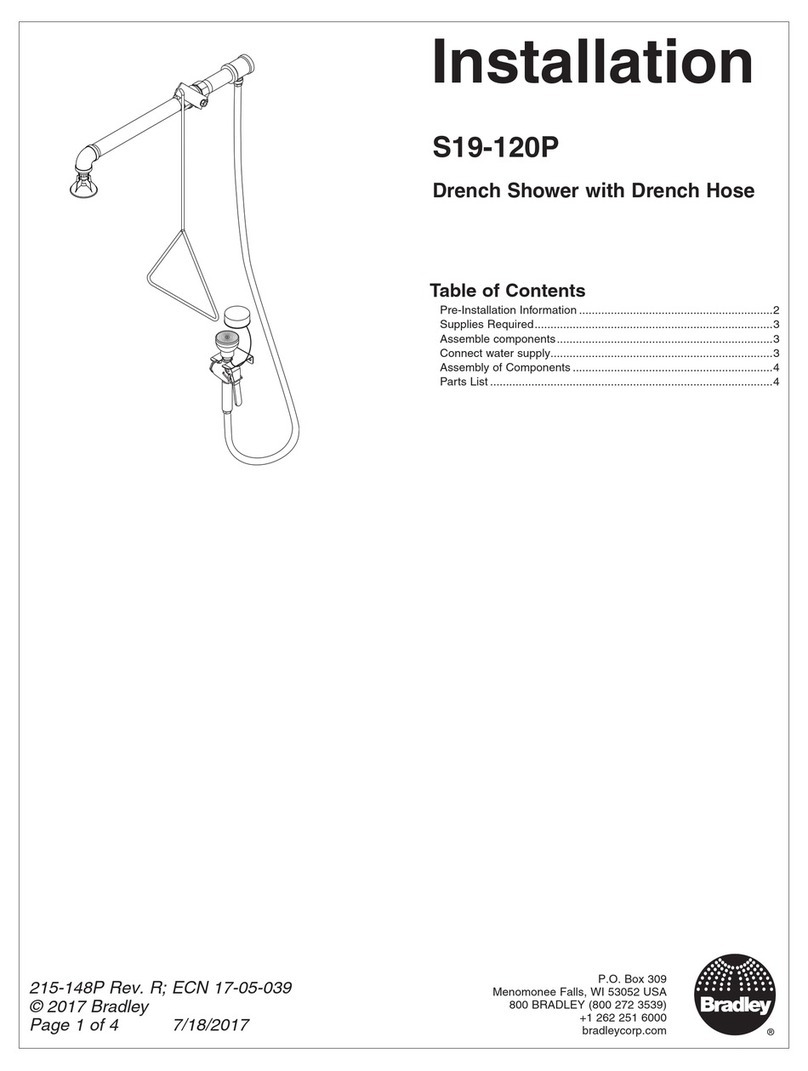 Bradley S19-120P User manual