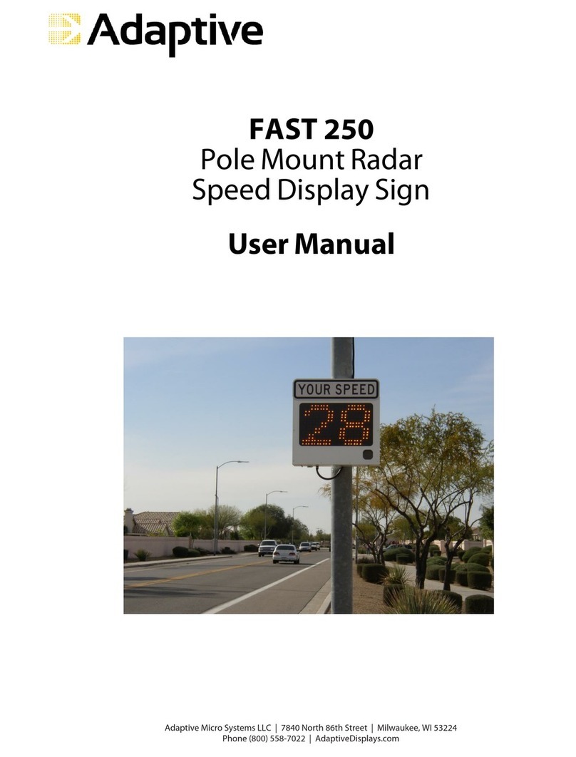 Adaptive FAST 250 user manual