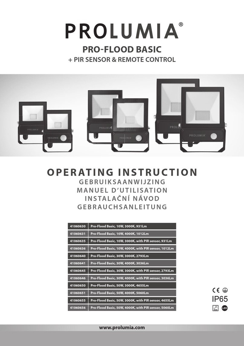 PROLUMIA 41060630 Operating	 instruction