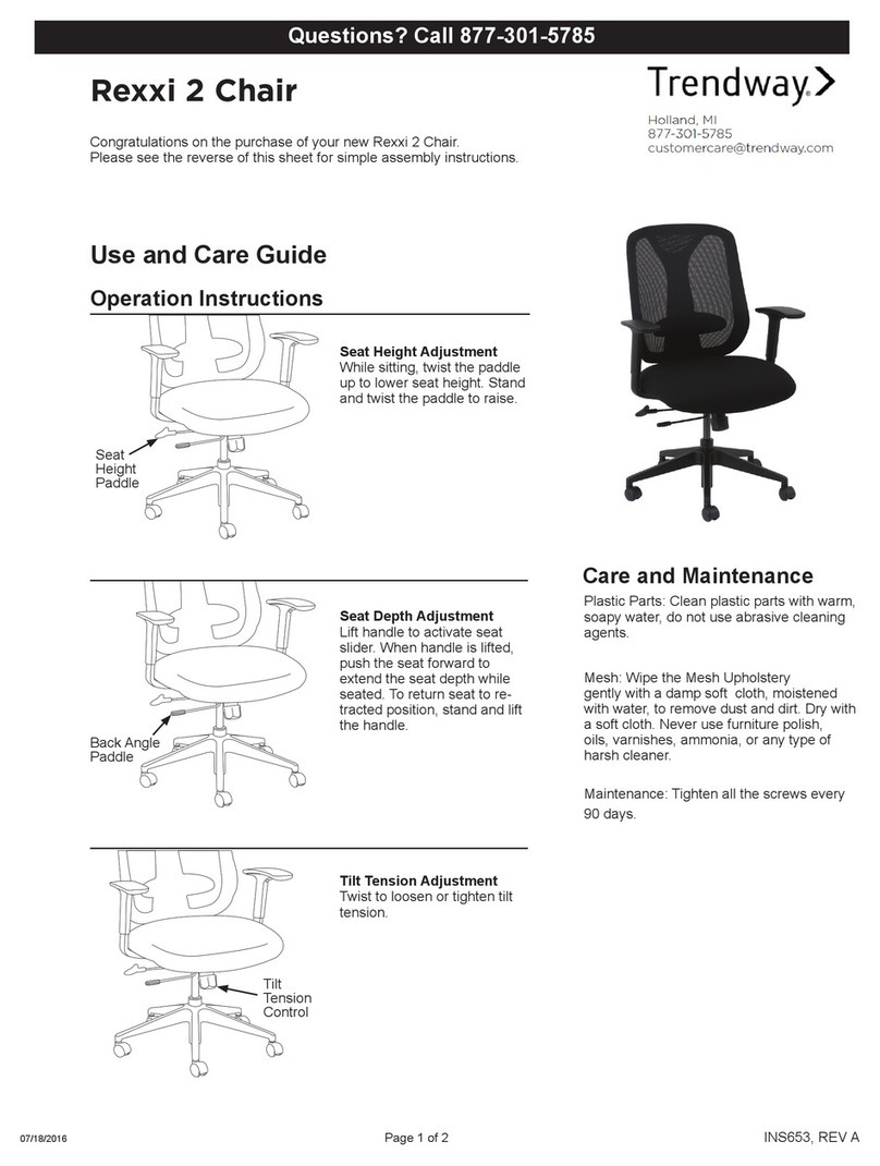 Trendway Rexxi 2 User manual