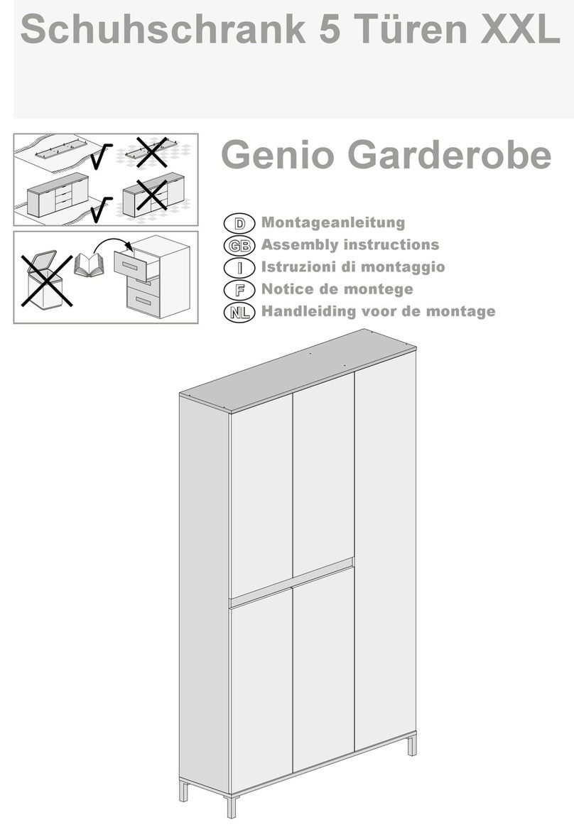 INOSIGN Genio Garderobe Assembly instructions