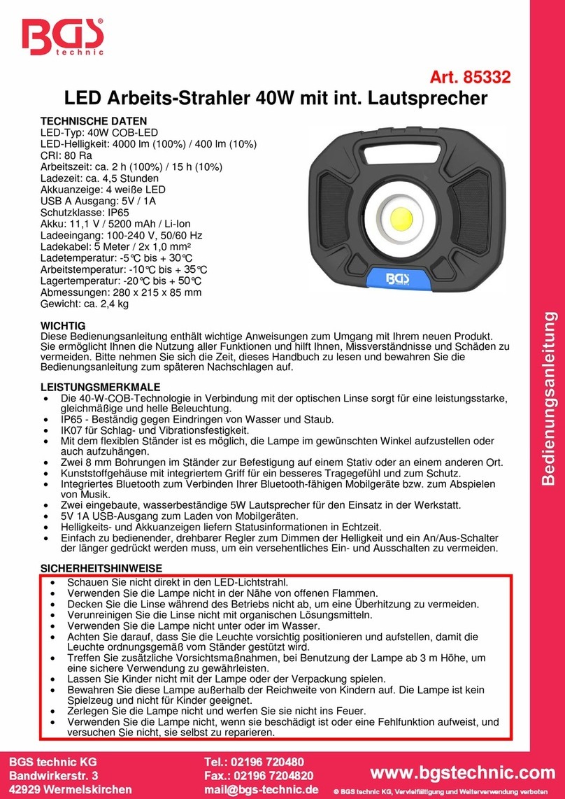 BGS technic 85332 instruction manual BGS technic 85332 instruction manual