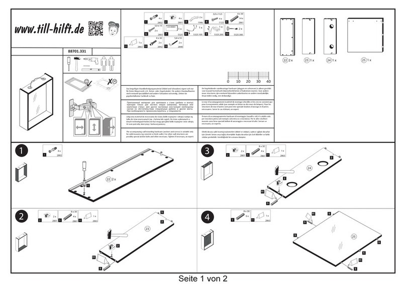 Till-Hilft 88701.331 User manual Till-Hilft 88701.331 User manual