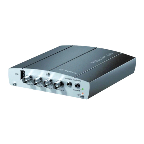 Bosch VideoJet X SN Quick installation guide