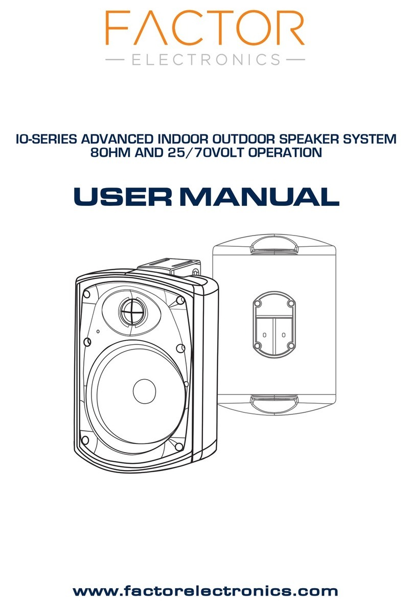 Factor Electronics IO Series user manual