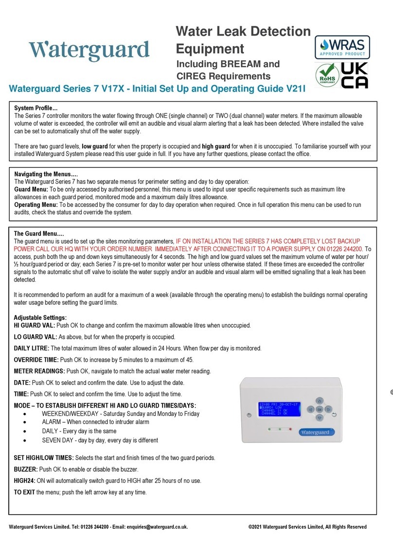 WATERGUARD 7 Series Setup guide