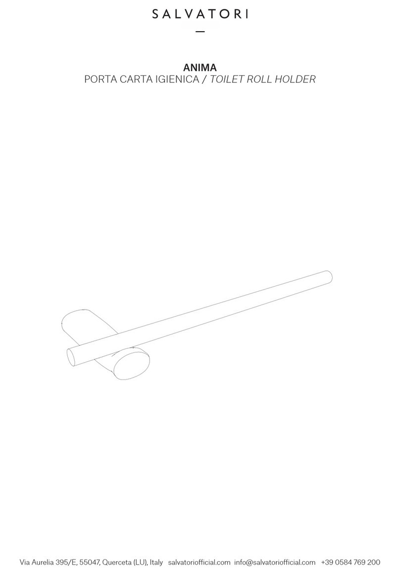 Salvatori ANIMA TOILET ROLL HOLDER manual