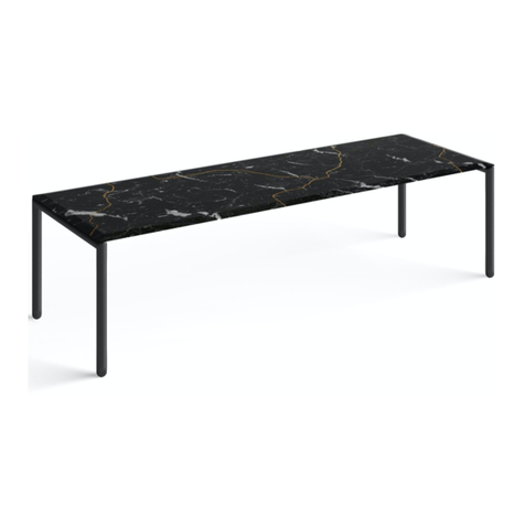 Salvatori DESIGN FOR SOUL DINING TABLE manual Salvatori DESIGN FOR SOUL DINING TABLE manual