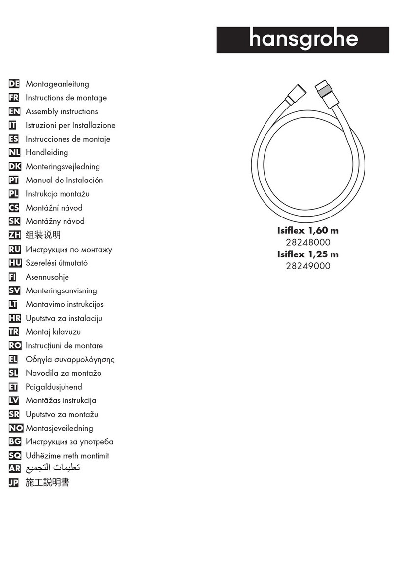 Hans Grohe Isiflex 28248000 User manual Hans Grohe Isiflex 28248000 User manual